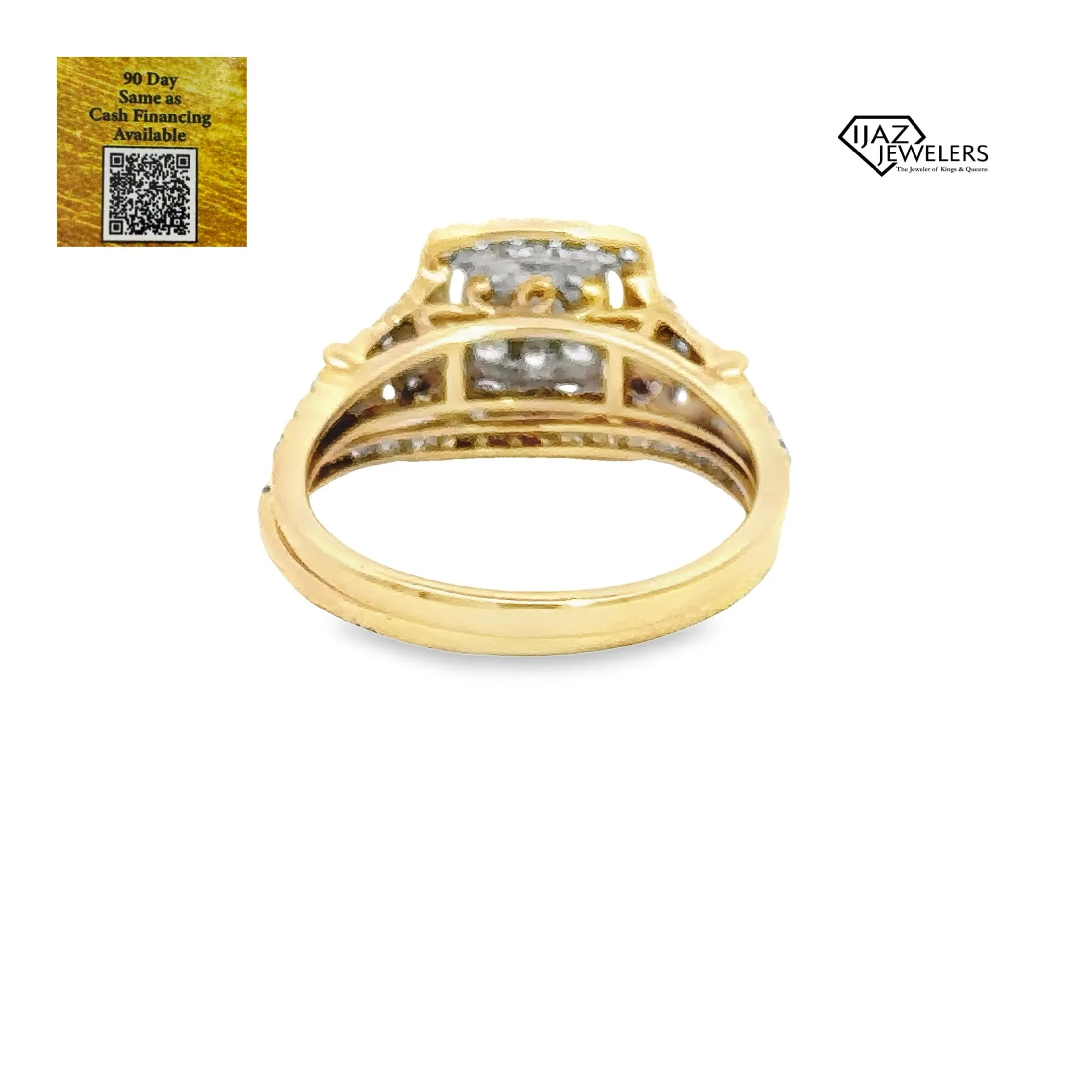 10K Gold 1.10 CTW Diamond Ladies Engagement Set