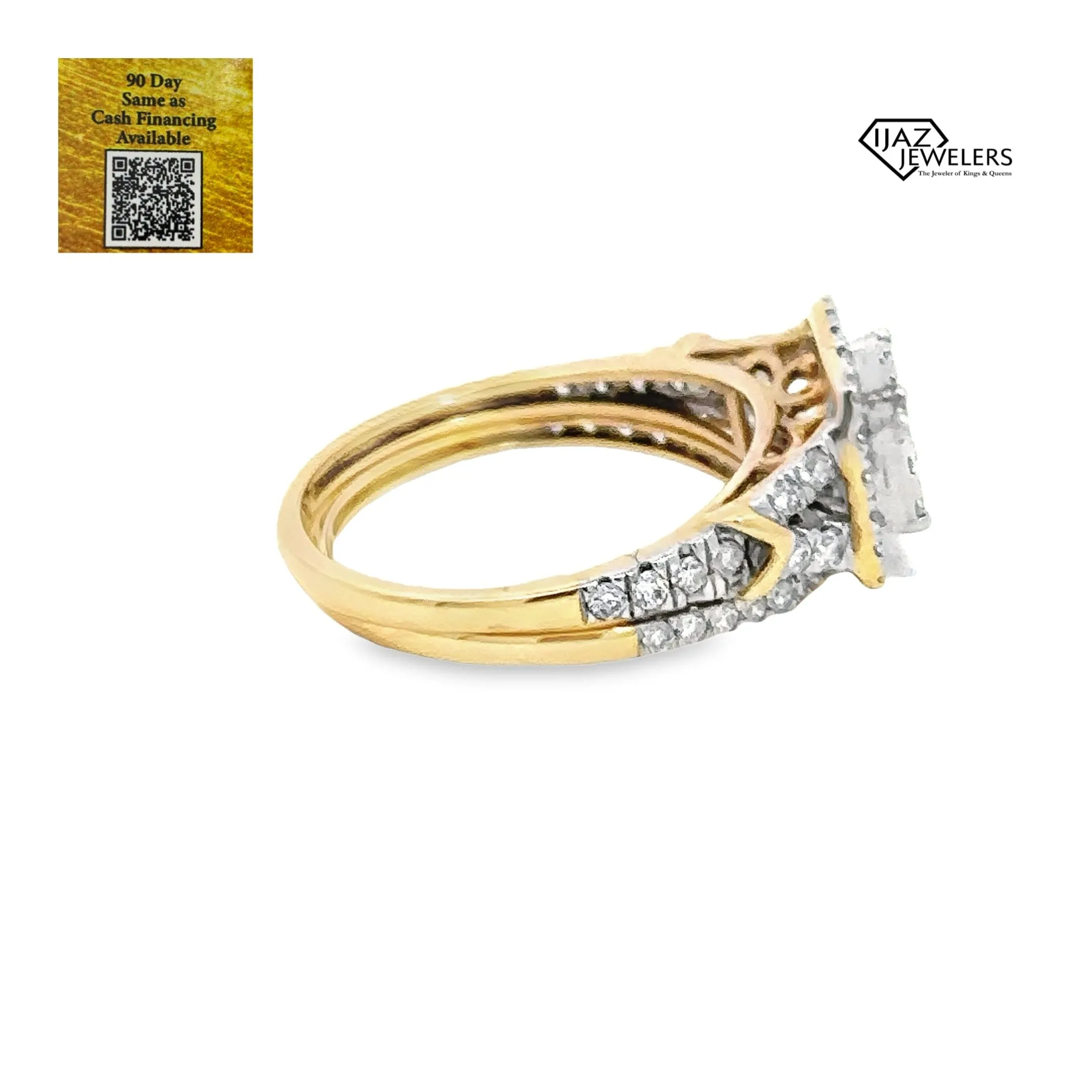 10K Gold 1.10 CTW Diamond Ladies Engagement Set