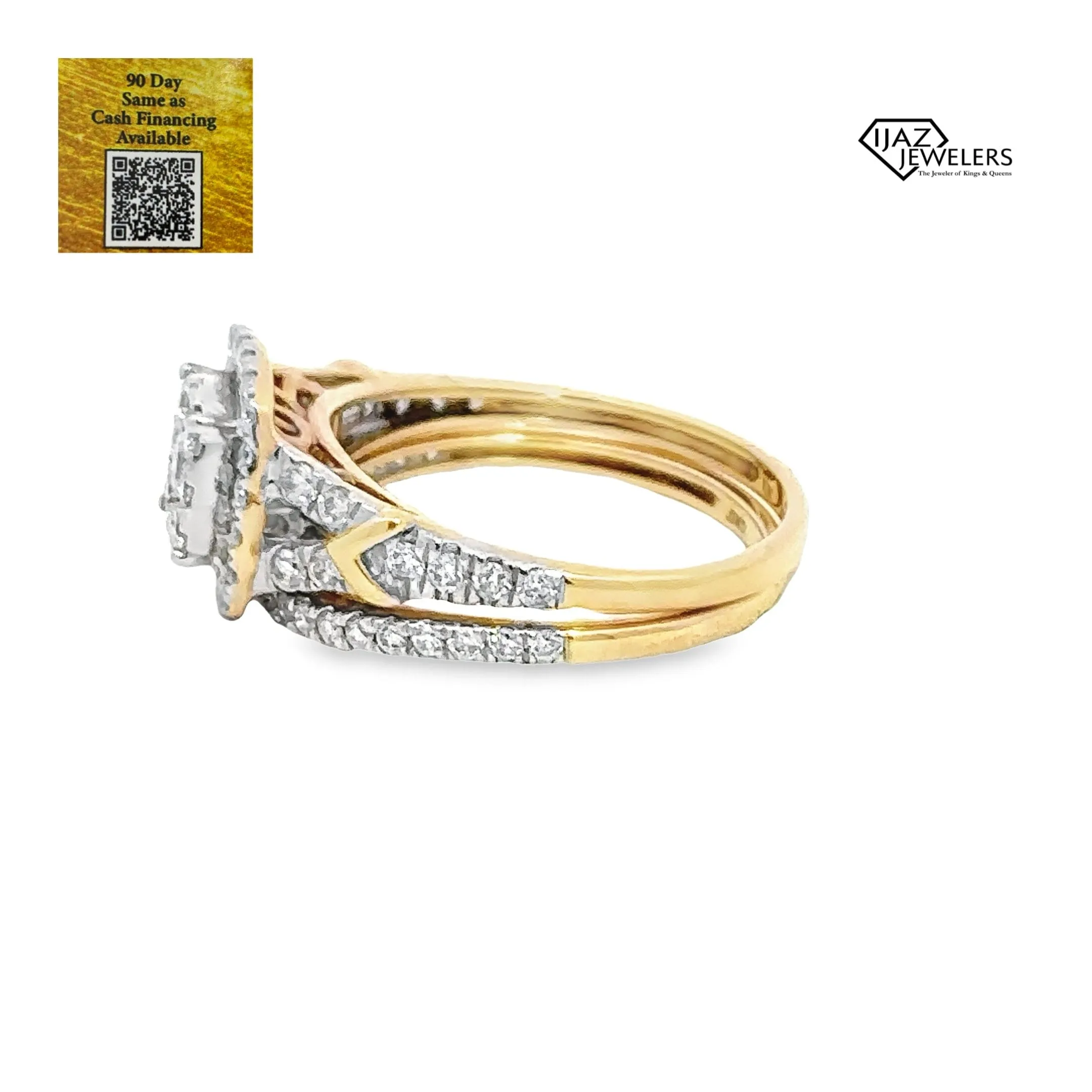 10K Gold 1.10 CTW Diamond Ladies Engagement Set