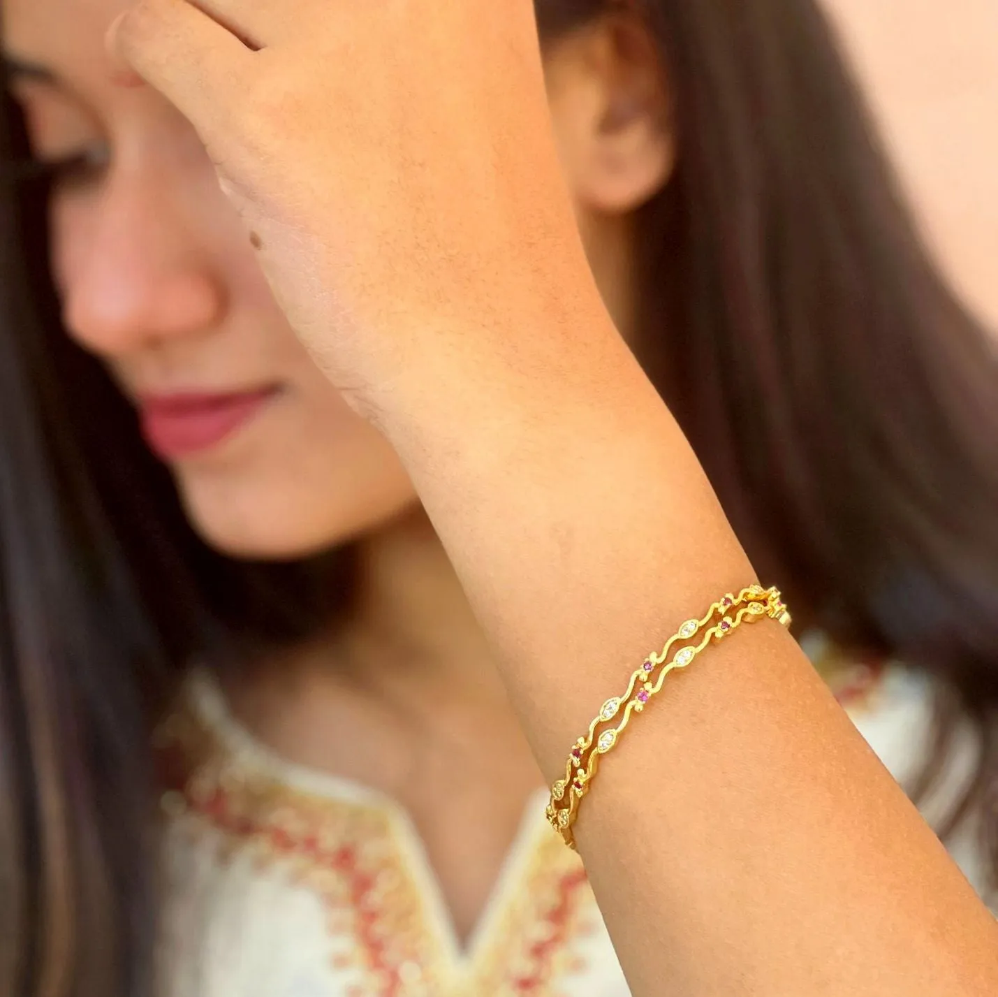 AD stone bangle - PE10057
