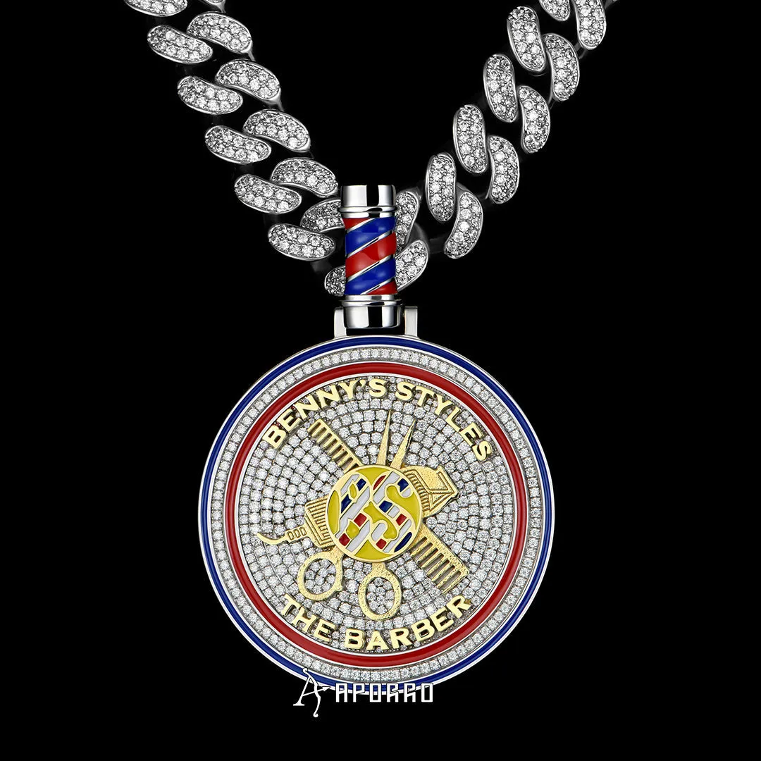 Custom Design Deposit for APORRO Premium Barber Shop Necklace