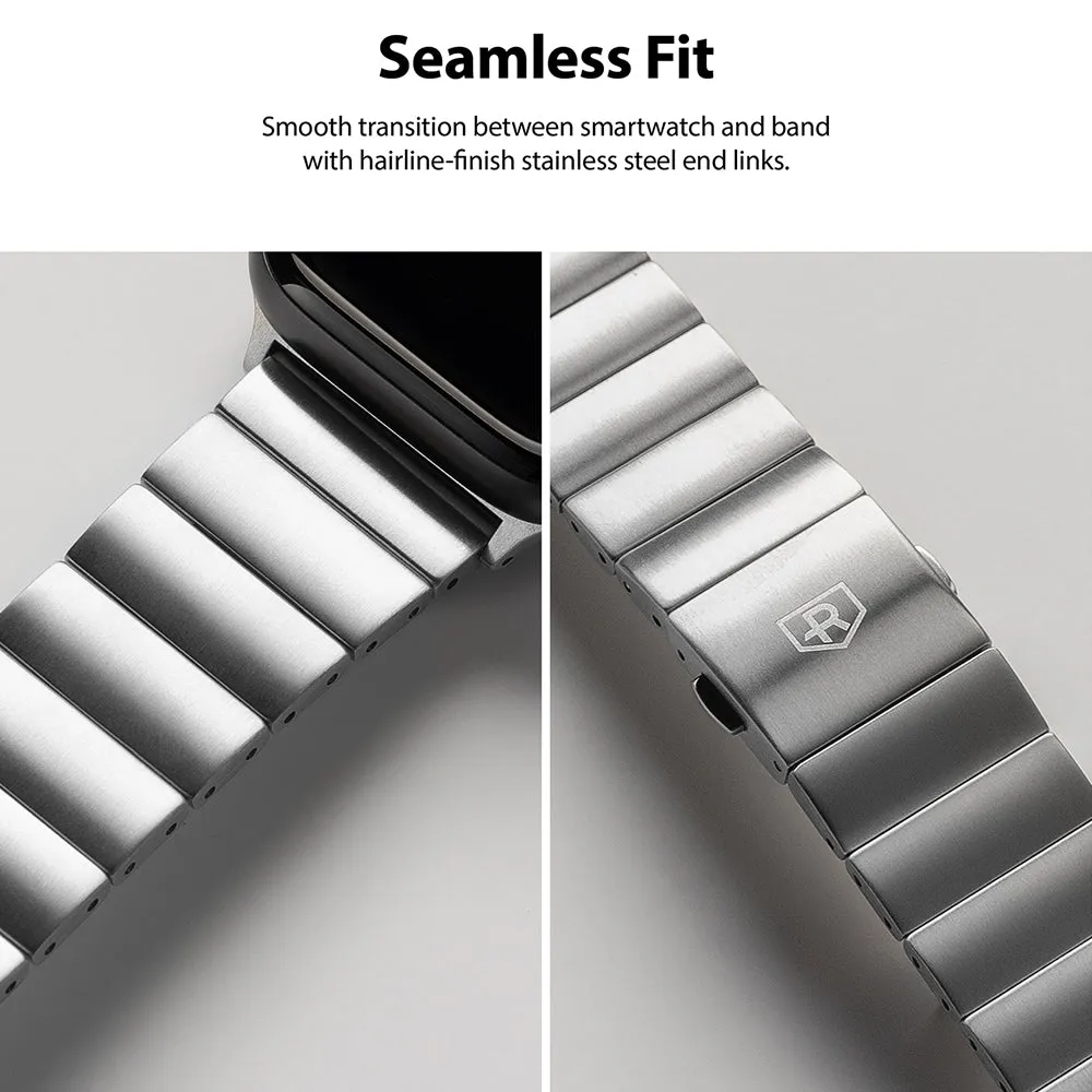 Apple Watch 49mm / 45mm / 44mm / 42mm | Metal One Band α - Silver