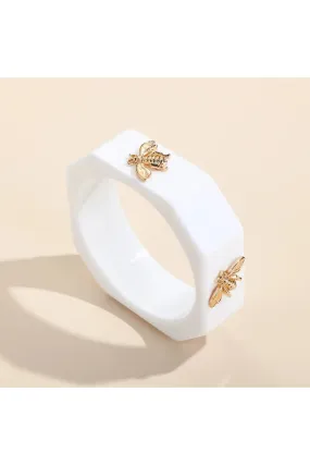 BEES KNEES BANGLE WHITE