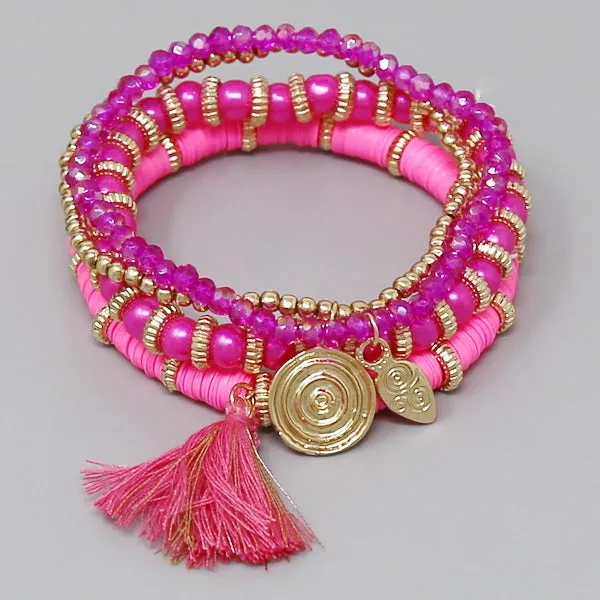 Boho Beaded Bracelet Set
