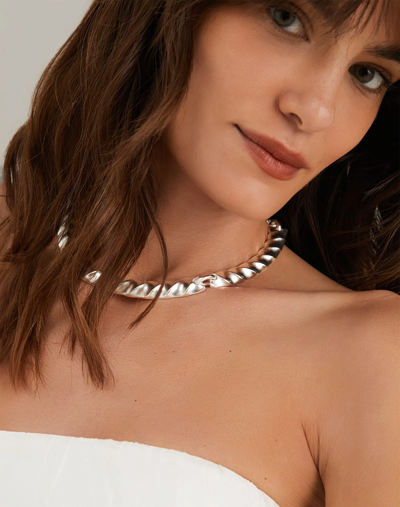 Cassi Choker - Silver