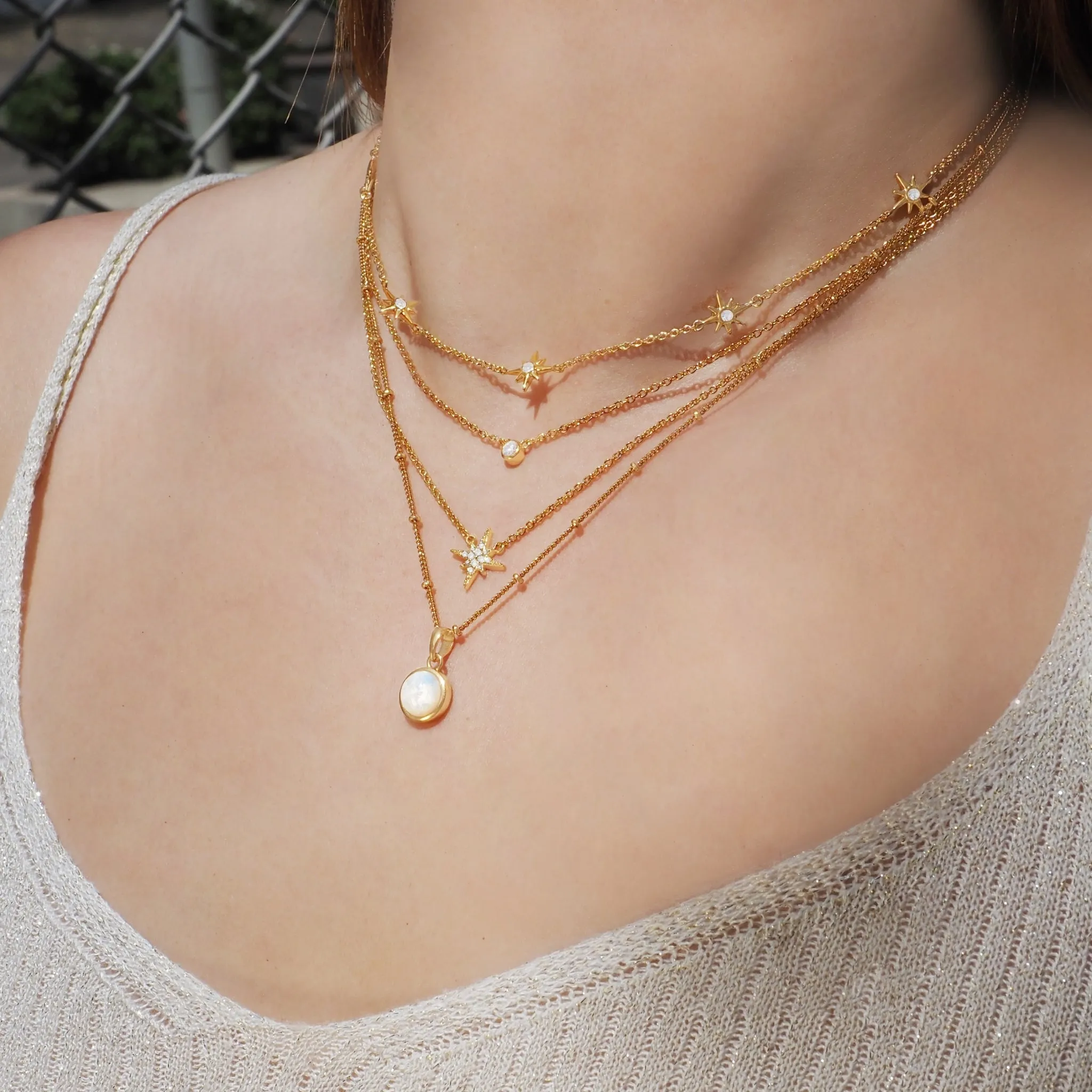 Crystal Starburst Necklace