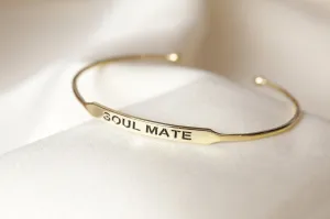 Customizable Name Bangle in Silver