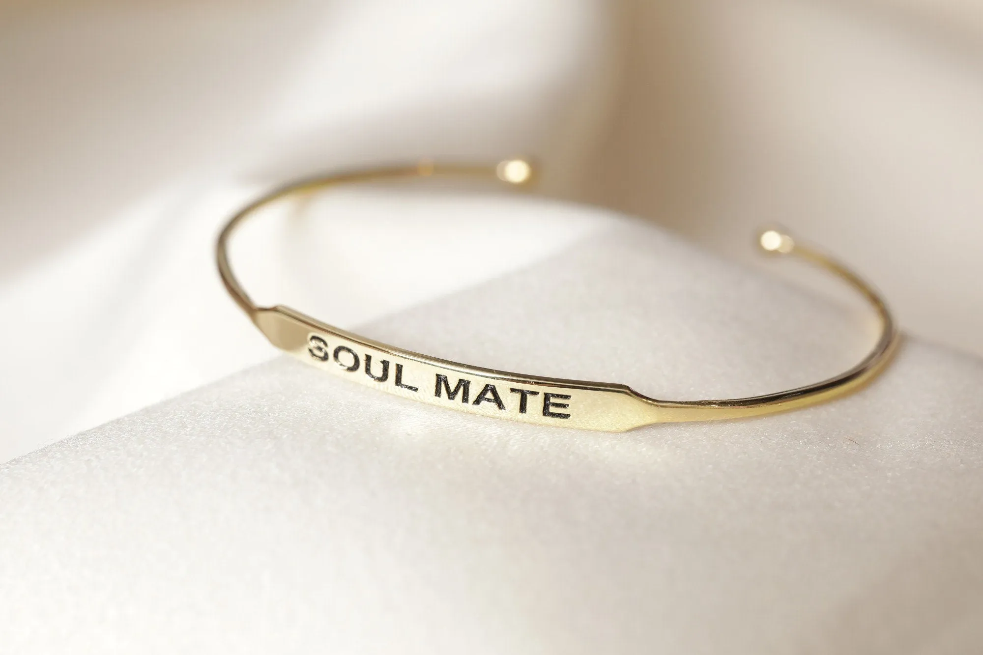 Customizable Name Bangle in Silver