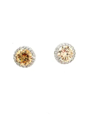 Halo Canary Earrings