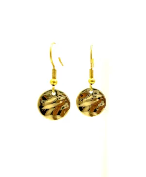 Hammered Coin Earrings