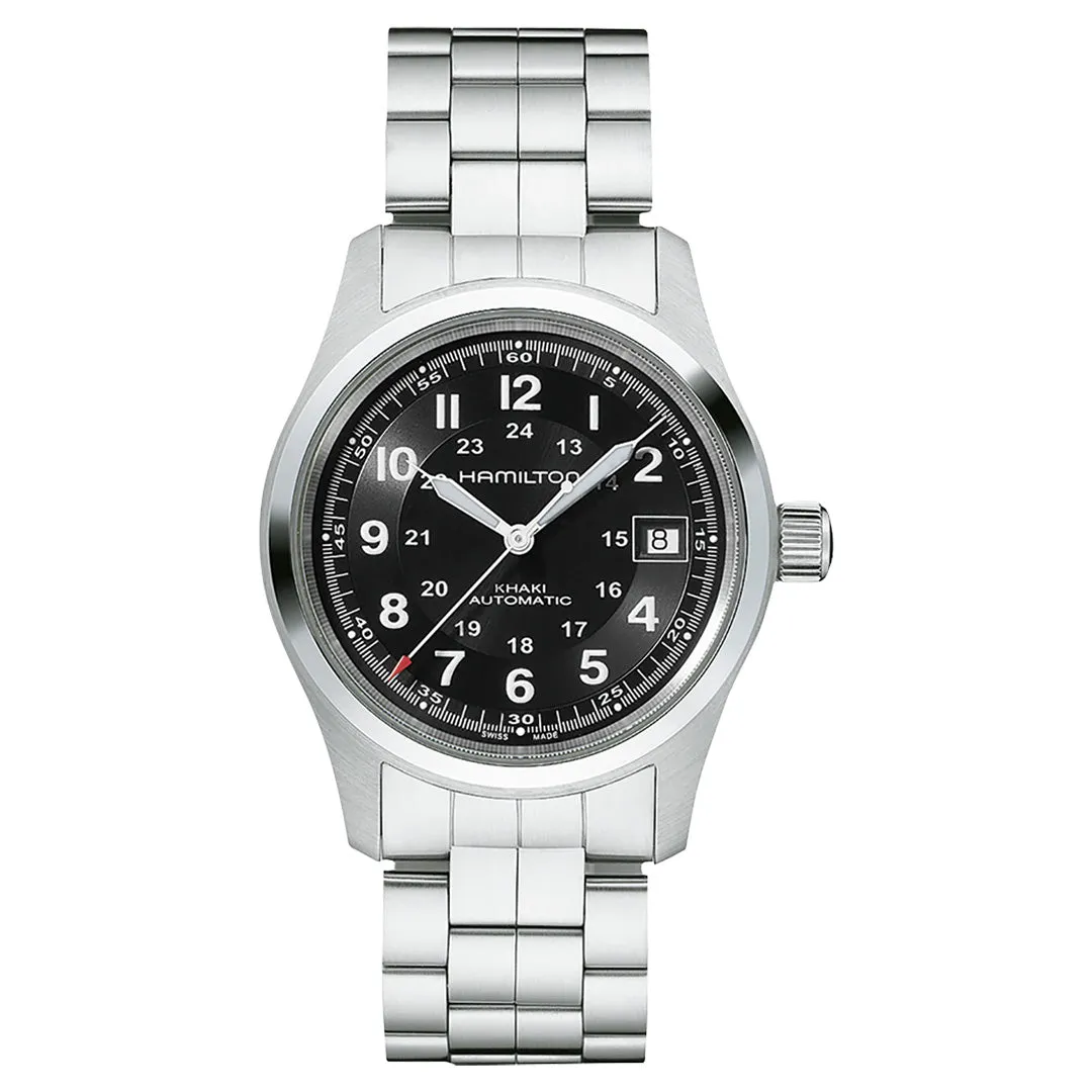 Khaki Field Automatic Mens Watch - Durable High-Performance Military Style Timepiece