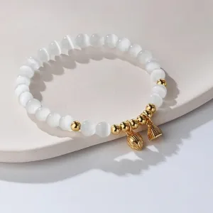 Opal Charm Bracelet