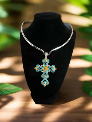 Palomino Inspired Fashion Heart Pendant with Magnetic Clasp