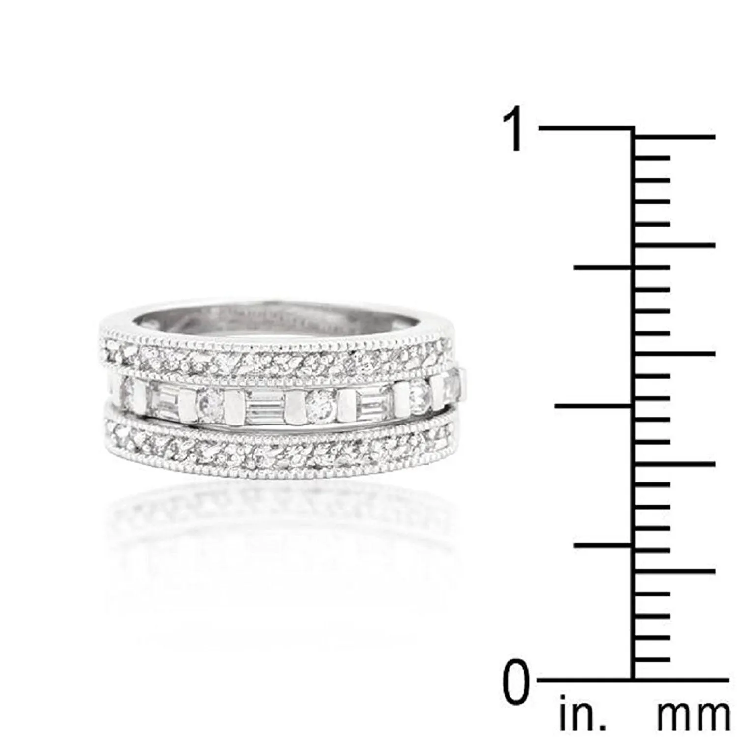 WildKlass Simple Cubic Zirconia Ring Set