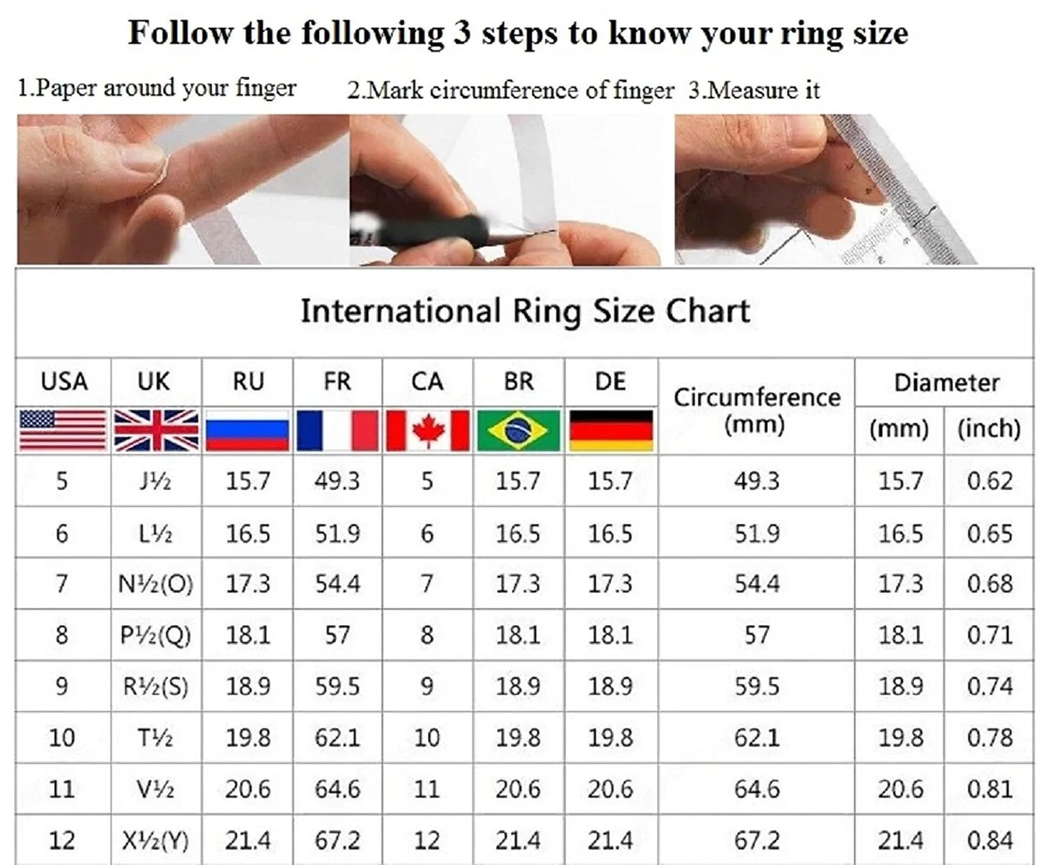 WildKlass Simple Cubic Zirconia Ring Set